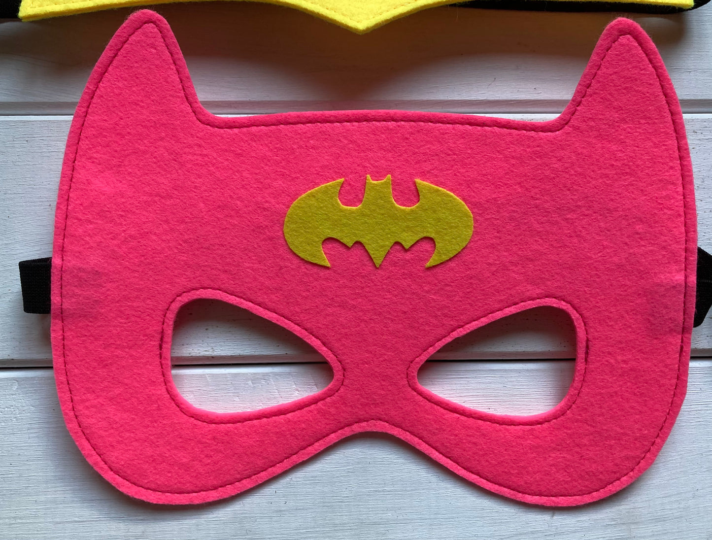 Handgemachte Filz Superheldinnen-Masken: Verstellbar für Kinder & Erwachsene Kostüm