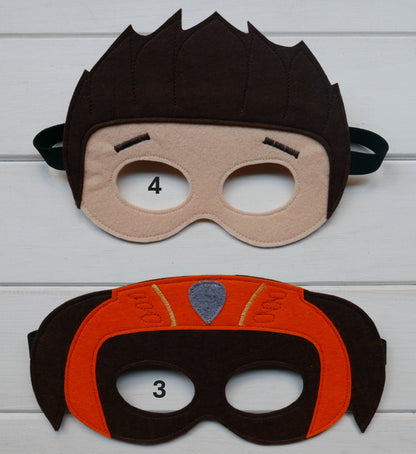 Pups Inspired Handmade Felt Party Masks | Halloween Costume | Birthday Party Favors