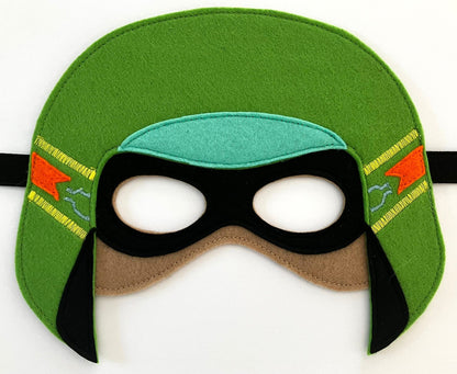 seven handmade felt masks of lady bug and her firends