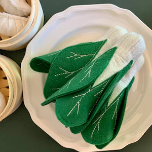 Dim Sum Spielessen-Set: Handgemachtes Filz Montessori Küchenspielzeug