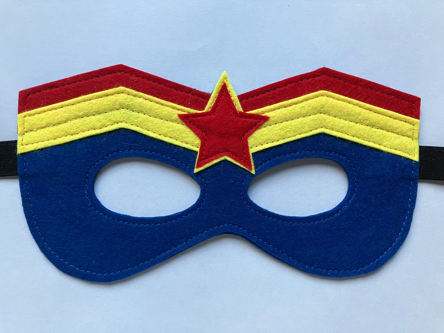 handmade felt captain marvel mask