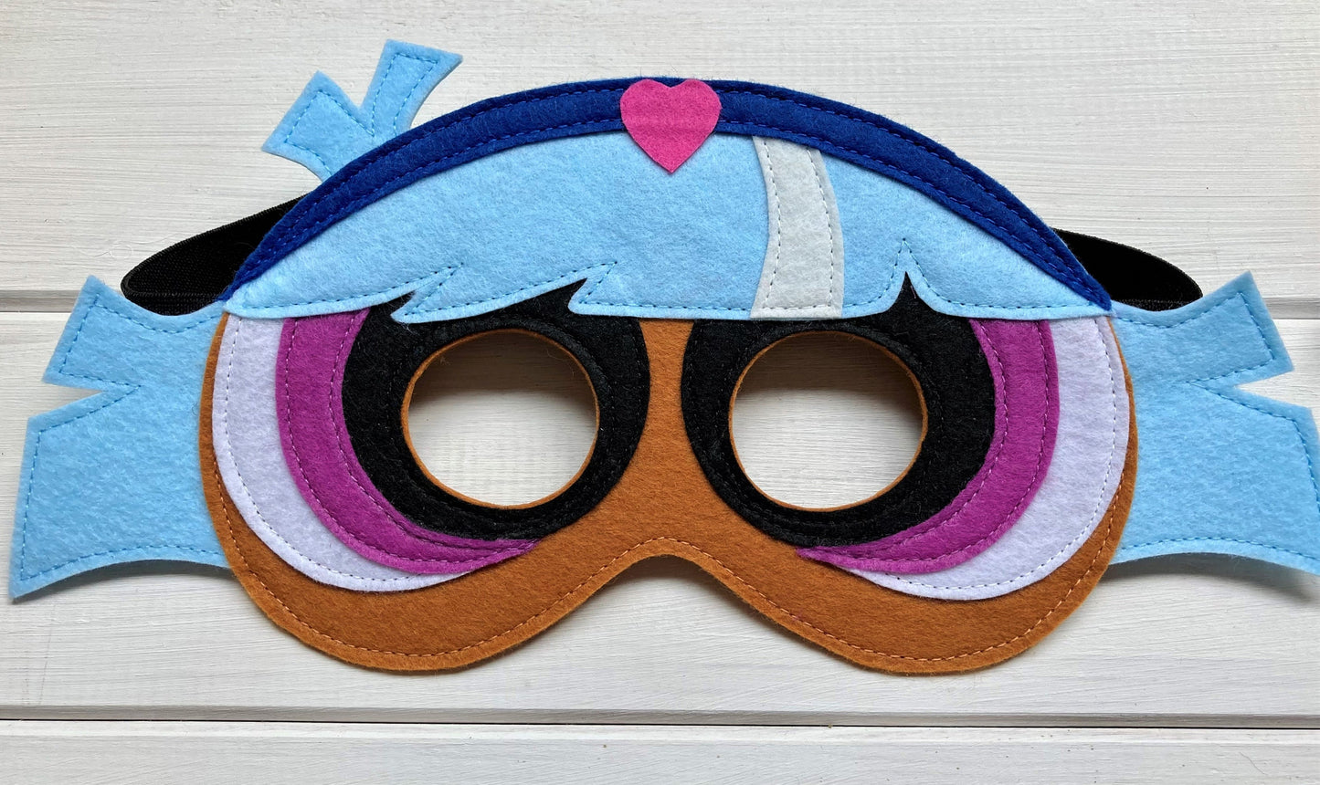 Power Girls Inspired Handmade Felt Masks